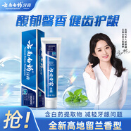 云南白藥牙膏清新護(hù)齦減輕牙齦問題高地留蘭香型 195g