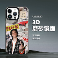 藝彩家 蘋(píng)果16ProMax手機殼15潮牌14pro彩銀iPhone13磨砂男202512十六11超火xr老友記T28保護套 月光黑-無(wú)恥之徒T9 蘋(píng)果13promax