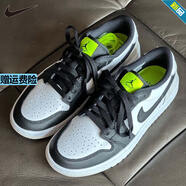 耐克（NIKE）籃球鞋男鞋AirJordan1AJ1灰藍白休閑中幫板鞋運動(dòng)鞋 潮品 DD9315-108黑白 42.5