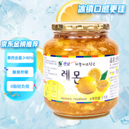 全南蜂蜜檸檬茶1kg 韓國原裝進口果醬VC水果茶 搭配早餐冷熱沖飲0脂