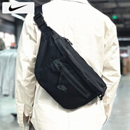 耐克（NIKE）斜挎包男 25夏季新款運動(dòng)包戶(hù)外旅行包女士時(shí)尚腰包大容量單肩包 DN2556-010/曬圖退5 MISC