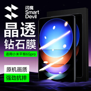 閃魔 適用小米平板6/6pro鋼化膜小米6spro平板貼膜11/12.4英寸2023款高清抗指紋藍(lán)光玻璃保護(hù)貼膜 小米平板6SPro電鍍鉆石膜