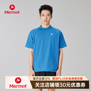 土撥鼠（Marmot）速干短袖 男士戶外運(yùn)動(dòng)T恤上衣 吸濕速干 抗菌 Mt.RashGuard 藍(lán)色（15天內(nèi)發(fā)貨） L