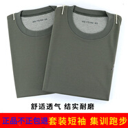 際華3543體能服短袖套裝t恤夏季褲子男體能服速干上衣短褲 藏青體能短褲 165-170/84-88