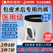 優(yōu)諾康【今買明到】醫(yī)用割包皮術(shù)后內(nèi)褲包莖手術(shù)后保護(hù)罩套兒童環(huán)切成人 190碼（180-200斤）男性外生殖器術(shù)后護(hù)理 非一次性內(nèi)褲