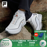 斐樂(lè )（FILA）官方BOA山貓3代戶(hù)外跑步鞋男鞋2025Vibram運動(dòng)鞋 白中白/月巖灰-BL 41