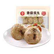 富邦食品墨魚味丸魚籽魚豆腐香菇香芋魚蛋魚丸貢關(guān)東煮麻辣燙燒烤 香菇貢丸240克