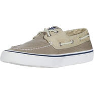Sperry男士休閑鞋透氣帆布防滑耐磨系帶軟底運(yùn)動鞋 Sw Oyster/Khaki 45