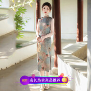 無(wú)袖國風(fēng)日常小個(gè)子旗袍改良年輕款2025新款女新中式復古修身夏季 SC20719 M