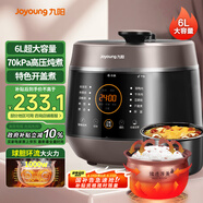 九陽（Joyoung）智能家用電壓力鍋壓力煲銅匠大火一鍋雙膽大屏4-6人開蓋營養(yǎng)煮預(yù)約定時6L電高壓鍋Y-60C91