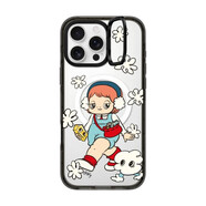 CASETIFYSora 和她的朋友們鏡頭框支架適用蘋(píng)果16pro手機殼iPhone15Promax14潮牌13卡通12磁吸防摔保護套 云中散步-透明黑框鏡頭框支架【磁吸款】 iPhone 16 pro