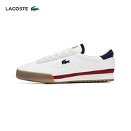 鱷魚（LACOSTE）男鞋25秋季新款A(yù)URA皮革絨面休閑鞋 白色/藏青色/紅色/407 40 6.5 40