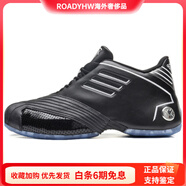 阿迪達(dá)斯 （adidas）MARVELxTmac1神盾局局長(zhǎng)皮革減震防滑低幫籃球鞋男款黑色 42