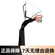 邁高登籃球架戶外成人標(biāo)準(zhǔn)家用地埋籃球架子 室外預(yù)埋式籃球框架 美式方管立柱(36*36cm)豪華款