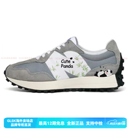 NEW BALANCE定制球鞋NB327竹海偏偏大防滑耐磨透氣低幫跑步鞋男女同款灰 灰白色 42.5