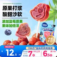 小鹿藍(lán)藍(lán)山楂果然棒藍(lán)莓味106g寶寶零食山楂果脯蜜餞鮮果制作 