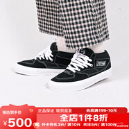 VANS范斯Half Cab Pro黑色經(jīng)典中幫男女款滑板鞋 VN0A5FCDY28 36