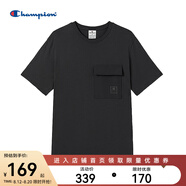 Champion  純色百搭短袖T恤 M303深灰色 M