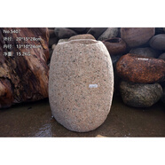精品大號天然石頭花瓶鵝卵石原生態(tài)創(chuàng  )意盆景盆插花花器簡(jiǎn)約奇石 No.5407 大