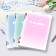 科星高顏值漸變活頁英語本筆記本子可拆卸加厚初高中生b5英文本單詞本小學(xué)生英語專用活頁本四線三格練 B5_【藍(lán)+綠+粉】3本裝_共360頁YS