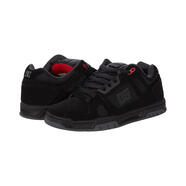 DcshoecousaDC男士運動休閑鞋 Stag 經(jīng)典輕便舒適防滑耐磨運動板鞋 Black/Grey/Red 1 42