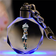 凹凸世界周邊書(shū)包掛件發(fā)光水晶鑰匙扣金凱莉安迷修雷獅格瑞圖片 帕洛斯