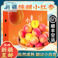 阿克蘇蘋果;AKSU；AKESU APPLE新疆小紅杏阿克蘇吊干杏【順豐空運】純甜新鮮杏子水果禮盒 精選4斤超大果禮盒【新疆直發(fā)】