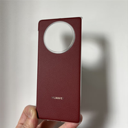 華為（HUAWEI）原裝X5手機殼matex5素皮無(wú)邊框防摔保護套 【紅】無(wú)邊HUAWEI標皮質(zhì)后蓋 華為 Mate X5