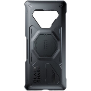 黑鯊小米黑鯊4/4Pro鎧甲導熱保護殼防摔防滑手機殼原裝套硬殼個(gè)性外殼 鎧甲殼黑色 黑鯊4s