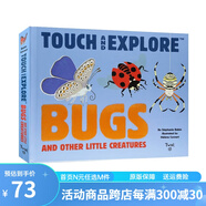 英文原版繪本 Touch and Explore Bugs 精裝紙板觸摸書 STEM科普學(xué)習(xí)大進化 綠山墻