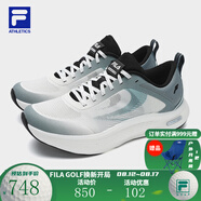 斐樂（FILA）官方男鞋NUVOLE JOG路跑鞋2025夏柔云健步鞋運動鞋 白中白-OM 40