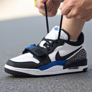 耐克（NIKE）官方籃球鞋男 2025新款A(yù)IR JORDAN系列緩震耐磨透氣舒適運(yùn)動鞋 AJ系列黑白藍(lán) /曬圖退10 44 鞋內(nèi)長28cm