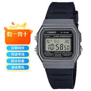 卡西歐(CASIO)小方塊考試手表經(jīng)典復古送男女友禮物情侶表運動(dòng)入伍學(xué)生 F-91WM-1B