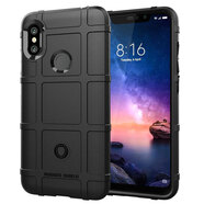 適用護(hù)盾紅米Note7手機(jī)殼小米10Lite保護(hù)套全包加厚防摔磨砂軟殼 黑色 Mi9SE
