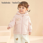 巴拉巴拉balaOne寶寶羽絨服冬裝男童女童保暖連帽外套萌2025209425107216
