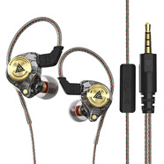 QKZ耳機(jī)2025新款有線耳機(jī)入耳式高音質(zhì)HIFI動(dòng)圈線控直播運(yùn)動(dòng)掛耳耳機(jī) 1.2米帶麥[黑色]HiFi音質(zhì)3.5mm圓