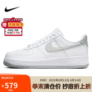 耐克NIKE緩震板鞋男空軍一號 AIR FORCE 1運動鞋 FJ4146-100白灰44