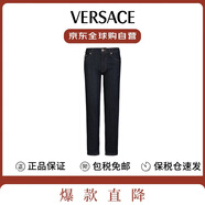 范思哲（VERSACE）春秋新款運(yùn)動(dòng)休閑經(jīng)典男牛仔褲送男友禮物黑30