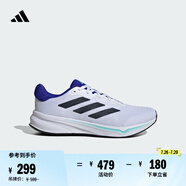 adidas RESPONSE隨心暢跑舒適網(wǎng)面體測跑鞋男子阿迪達斯官方   白色/夜空藍/黑色   41