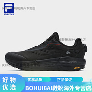 FILA黃景瑜同款FILABOA探險家2+跑鞋男鞋2024冬戶外鞋越野鞋 黑-BA 39