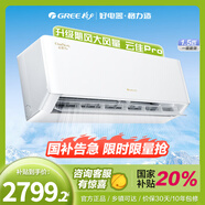 格力（GREE）空調(diào)1.5匹掛機(jī)/大1匹國家補(bǔ)貼 天儀/云佳PRO  新一級能效 變頻冷暖 快速制冷自清潔家用臥室壁掛式 1.5匹 一級能效 云佳PRO新品上市 皓雪白色