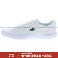 LACOSTELerond BL 2 帆布 圓頭系帶 防滑 低幫 板鞋 男款 白色 白色 39.5