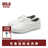 無印良品 MUJI 男式 不易疲勞 平頭鞋 （男士） 鞋子 EIB24A4S 米白色 275mm /45碼（2.0）