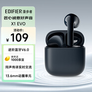 漫步者（EDIFIER）【新品上市】X1 Evo 真無(wú)線(xiàn)藍牙耳機 藍牙6.0 AI翻譯適用蘋(píng)果華為小米OPPO手機 午夜藍