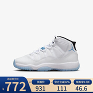 耐克AJ11籃球鞋青少年系列Air Jordan 11 Retro GS AJ11傳奇藍(lán)運(yùn)動(dòng)鞋 378038-104 37.5
