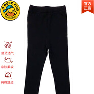 G.DUCKKIDS正品夏季新款寶寶打底褲薄款2025春夏新款休閑長(zhǎng)褲韓版洋氣百搭外 官方旗艦黑色無(wú)蝴蝶結(jié) 均碼 100