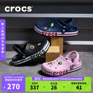 crocs卡駱馳貝雅卡駱班|205089 深藍(lán)/辣椒紅-4CC 39(240mm) 