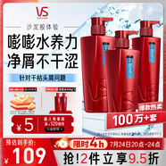 沙宣水潤去屑洗發(fā)水男士女士通用洗500g*2+洗400g大紅瓶洗發(fā)套裝