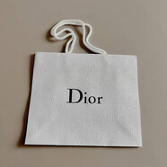 Dior迪奧專柜禮品袋禮盒化妝品專柜袋子 原裝禮袋 購物袋包裝紙袋 大袋（黑標(biāo)）27*11.5*23