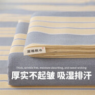 羅萊禮品老粗布床單單件全棉夏季裸睡學(xué)生宿舍單雙人被單床罩 溫馨【原棉粗布 耐洗抗皺】 床單【適合0.9m床】 120cm * 230cm